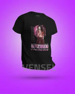 تیشرت شیطان کش طرح نزوکو کد T-217 - فروشگاه ونسل