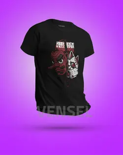تیشرت شیطان کش طرح ماسک کد T-10 - فروشگاه ونسل