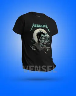 تیشرت طرح Metallica کد T-346