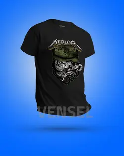 تیشرت طرح Metallica کد T-343