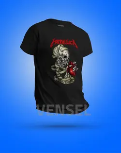 تیشرت طرح Metallica کد T-339