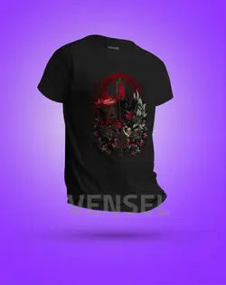 تیشرت بلک کلاور طرح آستا T-220 - فروشگاه ونسل