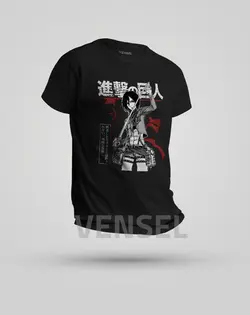 تیشرت اتک آن تایتان طرح میکاسا کد T-173 - فروشگاه ونسل