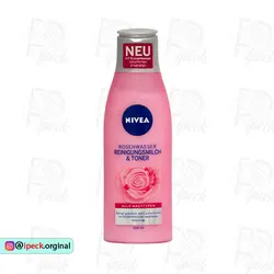 شیرپاک کن و تونر نیوا حاوی گلاب 200ml - آلمانی