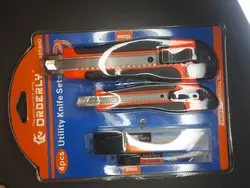 ست دو عددی کاتر همراه دو بسته تیغ همراه اوردرلی ORDERLY