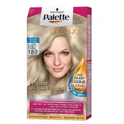 کیت رنگ مو پالت سری Deluxe مدل بلوند روشن تیتانیومی شماره 2-12
