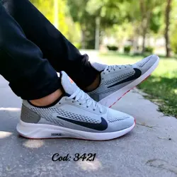 کفش اسپرت کتونی  زنانه دخترانه ونس مدل نایک اسپیسر صد در صد طبی شیک و عالی مناسب پیاده روی  رنگ طوسی  کد 3421