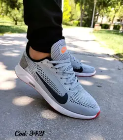 کفش اسپرت کتونی  زنانه دخترانه ونس مدل نایک اسپیسر صد در صد طبی شیک و عالی مناسب پیاده روی  رنگ طوسی  کد 3421