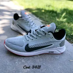 کفش اسپرت کتونی  زنانه دخترانه ونس مدل نایک اسپیسر صد در صد طبی شیک و عالی مناسب پیاده روی  رنگ طوسی  کد 3421