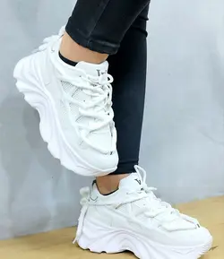 کفش اسپرت دخترانه زنانه مدل لویئس ویلتون جذاب و شیک سفید با ارسال رایگان