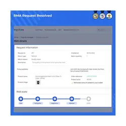 ماژول مدیریت کالای مرجوعی در پرستاشاپ