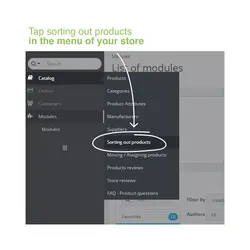 مرتب سازی محصولات بر اساس دسته بندی در پرستاشاپ