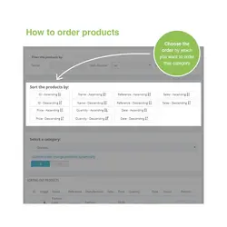 مرتب سازی محصولات بر اساس دسته بندی در پرستاشاپ