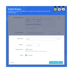 پاپ آپ ورود/خروج با نمایش کد تخفیف در پرستاشاپ
