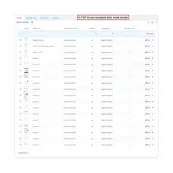 ماژول فاکتور  پرستاشاپ + قالب ساز فاکتور بصورت PDF