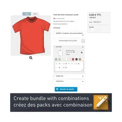 ماژول آپشن، سفارشی سازی و پکیج محصول پرستاشاپ