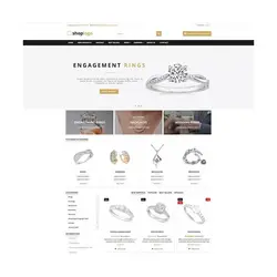 قالب جواهر پرستاشاپ - Jewellery store Template