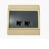 پریز شبکه لگراند مدل کلاب RJ45 DOUBLE SOCKET CAT6 68637
