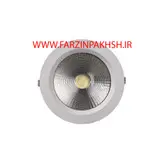 چراغ سقفی فروشگاهی COB توکار 30 وات پرتو نور توس مدل توکاس