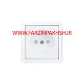پریز بدون ارت با مغزی پلی کربنات روکار پارت الکتریک مدل شهاب 4044