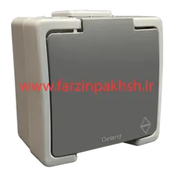 کلید تبدیل IP44 روکار دلند مدل سیلور