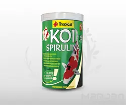 غذای کوی حاوی اسپرولینا KOI SPIRULINA PELLET برند Tropical