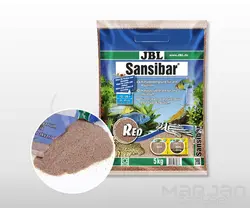 بستر شن سانسیبار رنگ قرمز برند JBL (5 کیلو)