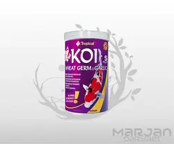 غذا ماهی کوی با عصاره سیر و جوانه گندم سایز S برند TROPICAL