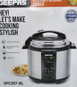 زودپز برقی ۴ کاره جی پاس مدل GPC307-6L