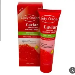 ژل لایه بردار صورت و بدن خاویار لیدی اسکار