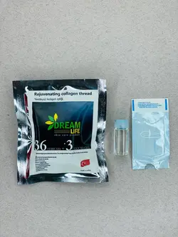 نخ کلاژن دریم لایف | 3 عدد ویال + 36 عدد نخ