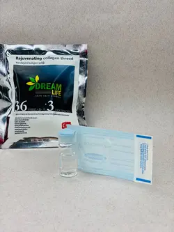 نخ کلاژن دریم لایف | 3 عدد ویال + 36 عدد نخ