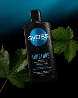 شامپو آبرسان موهای خشک سایوس Syoss Moisture حجم 440 میلی لیتر