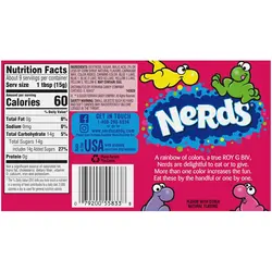 آب نبات رنگین کمانی نردز Nerds