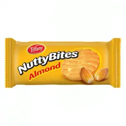 بیسکویت بادام ناتی بیتس تیفانی Nutty Bites بسته 8 عددی