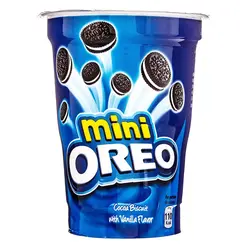 بیسکویت لیوانی شکلاتی مینی اورئو Oreo وزن 61 گرم