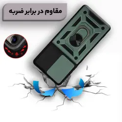 کاور مدل BADRIANO مناسب برای گوشی موبایل سامسونگ Galaxy A10 به همراه محافظ صفحه شفاف