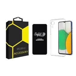 کاور مدل Kapsooli مناسب برای گوشی موبایل سامسونگ Galaxy A03 Core به همراه محافظ صفحه نمایش