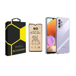 کاور مدل Kapsooli مناسب برای گوشی موبایل سامسونگ Galaxy A13 4G به همراه محافظ صفحه نمایش