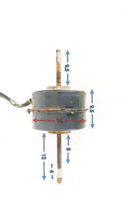 موتور فن کولر پنجره ای ۲۴ هزار استوک