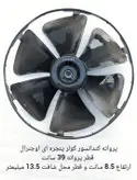 پروانه کندانسور کولر گازی پنجره ای اوجنرال قطر 39 سانت ارتفاع 8.5 سانت