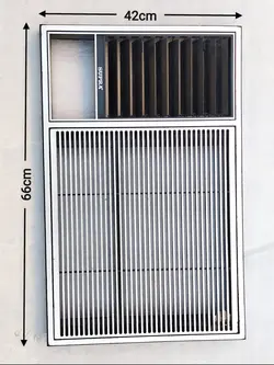 قاب جلو کولر گازی پنجره ای سوپرا