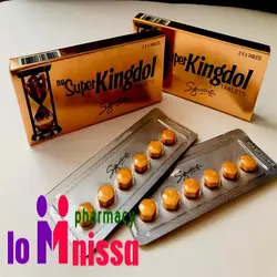 سوپر کیندول قرص تاخیری جنسی زرد 6 عددی king dol SUPER KINGDOL EXTRA