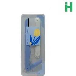 ژانگ تیغ ابرو شانه دار 2 تکه مدل Z-XMD-6032