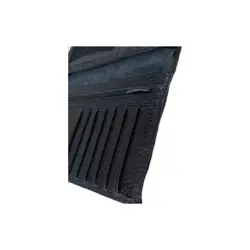 کیف پول مردانه چرم سون مدل Kj110 مشکی فلوتر - فروشگاه چرم سون