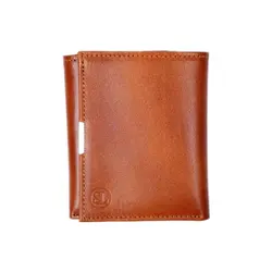 کیف مردانه چرم سون مدل Nj001 عسلی ساده - فروشگاه چرم سون