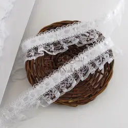 نوار تزیینی تور روبان ساتن دار _ کد 14