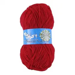 کاموا اکریل تاب (پوپی) قرمز تیره _ کد 253