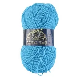 کاموا اکریل تاب (پوپی) آبی فیروزه ای _ کد 250