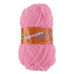 کاموا اکریل تاب (پوپی) صورتی روشن _ کد 241